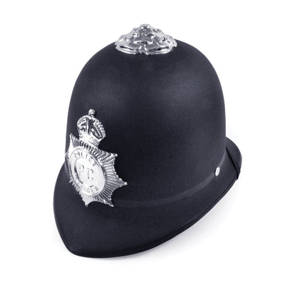 Mens Police Helmet Hard Plastic Hats Male Halloween Costume_1 BH031