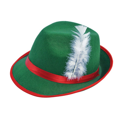 Mens Tyrolean Felt Hat Hats Male Halloween Costume_1 BH057