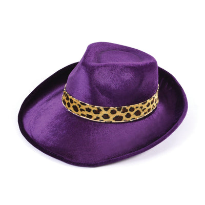 Fedora Velvet Purple Hats Unisex_1 BH458