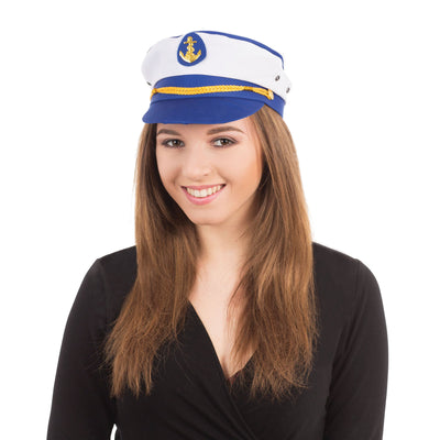 Womens Lady Captain Hat Hats Female Halloween Costume_1 BH489