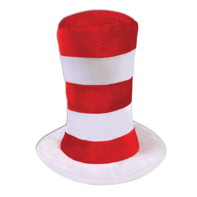 Boys Red White Striped Top Hat Childs Hats Male Halloween Costume_1 BH598