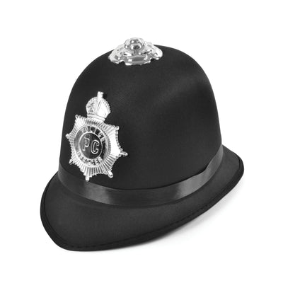 Police Bobby Hat Satin Fabric Hats Male_1 BH660