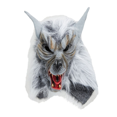 Grey Killer Wolf Mask Budget Rubber Masks Unisex_1 BM183