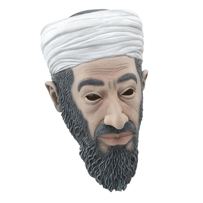 Mens Bin Laden Budget Rubber Mask Masks Male Halloween Costume_1 BM209