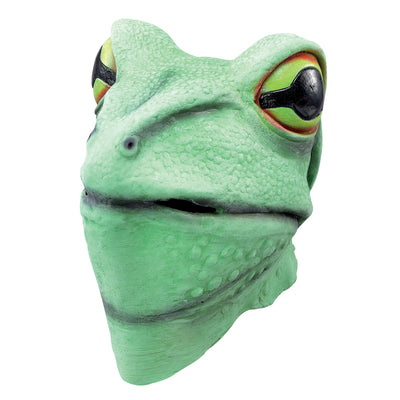 Mens Frog Mask Rubber Overhead Masks Male Halloween Costume_1 BM255