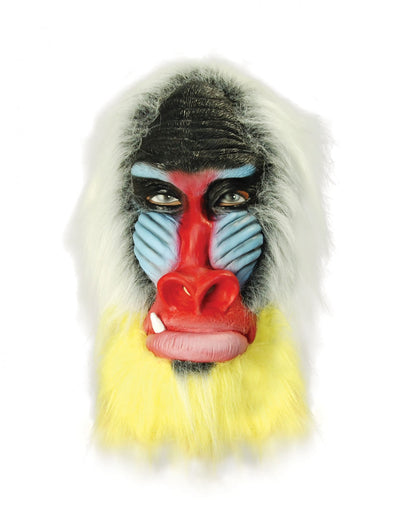 Mens Baboon Rubber Overhead Masks Male Halloween Costume_1 BM333