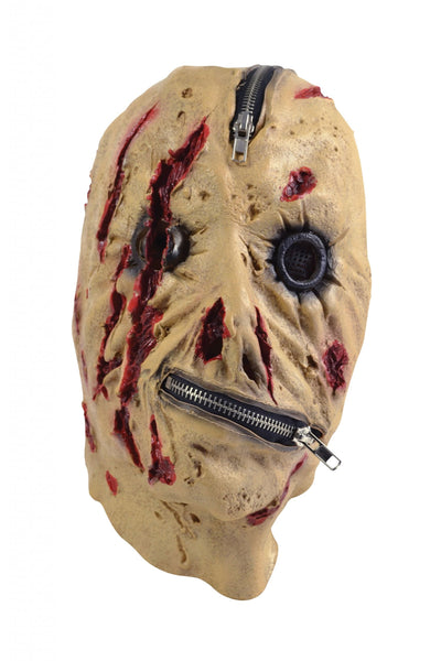Mens Zipper Rubber Masks Male Halloween Costume_1 BM440