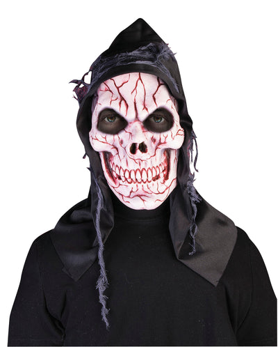 Hooded Ghost Skull Mask Rubber Masks Male_1 BM508
