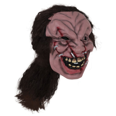 Zombie Mask With Hair Rubber Masks Unisex_1 BM527