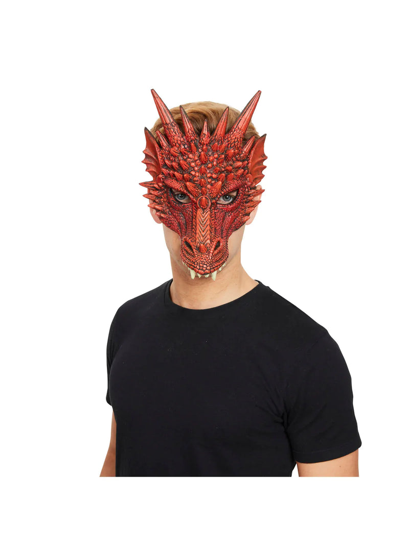Red Dragon Mask Rubber