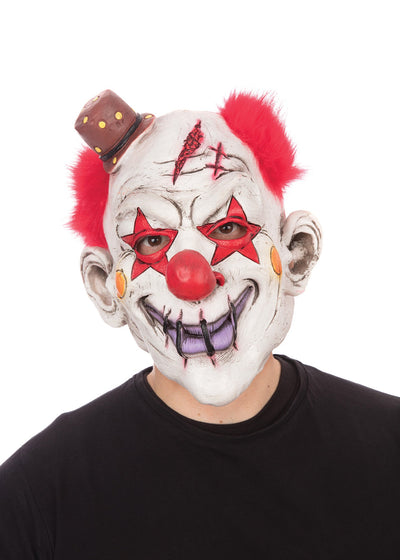 Top Hat Horror Clown With Hair Mask_1 BM579