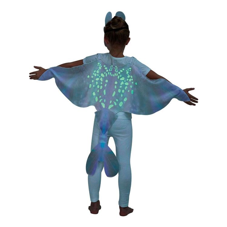 Light Fury Glow In The Dark Wings and Mask Set