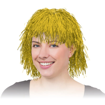 Tinsel Wig Gold Wigs Unisex_1 BW129