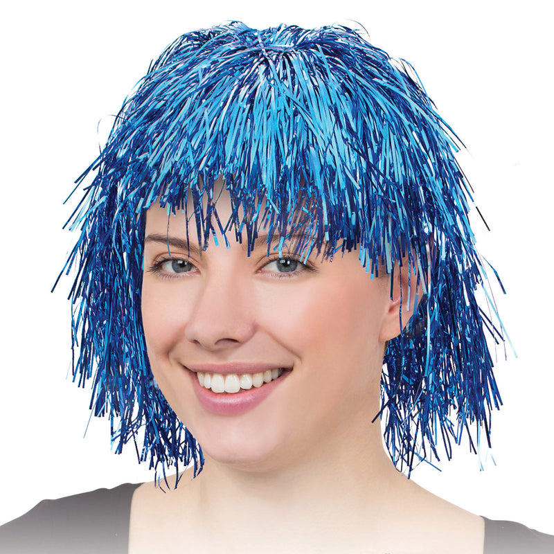 Tinsel Wig Blue Wigs Unisex_1 BW131