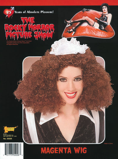 Womens Magenta Wig Wigs Female Halloween Costume_1 BW626