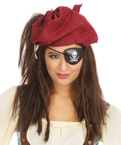 Pirate Bandana + Wig Ladies Eyepatch_1 BW959