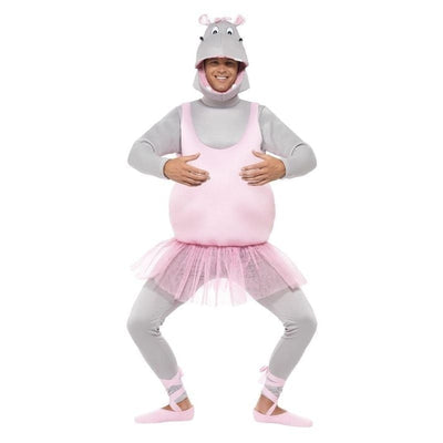 Ballerina Hippo Costume Adult Pink_2