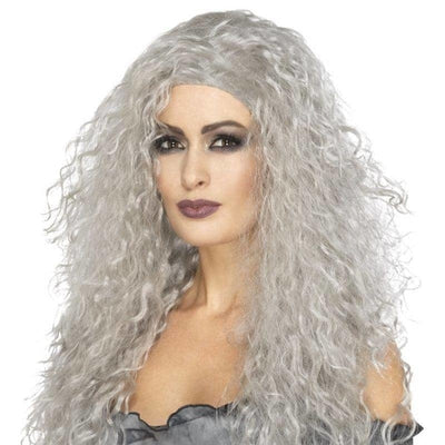 Banshee Wig Adult Grey Long_1