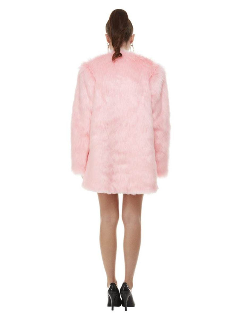 Barbie 60th Anniversary Costume Movie Pink Fluffy Coat Sunglasses_4