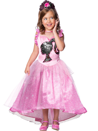 Barbie Princess Girls Pink Ballerina Costume_1