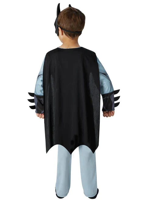 Batman Costume Classic Boys Comic Book Grey Batsuit_2