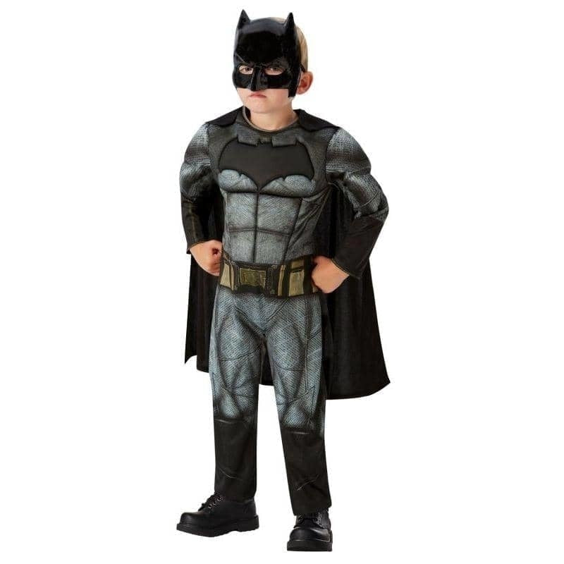 Batman Costume Justice League DC Kids Padded Muscle Batsuit_1