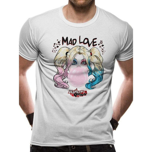 Batman Harley Quinn Mad Love T-Shirt DC Adult_1