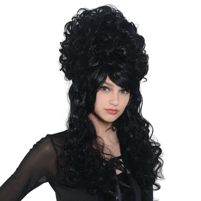 Beehive Panto Wig Black Wigs Female_1