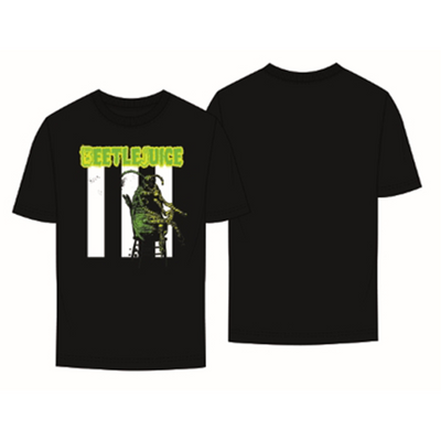 Beetlejuice Adult Unisex Black Beetle T-shirt_1