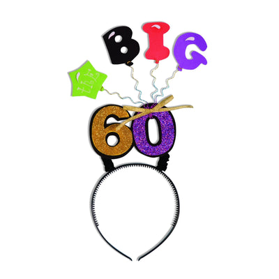 Birthday Big One Headband 60 Years Old_1