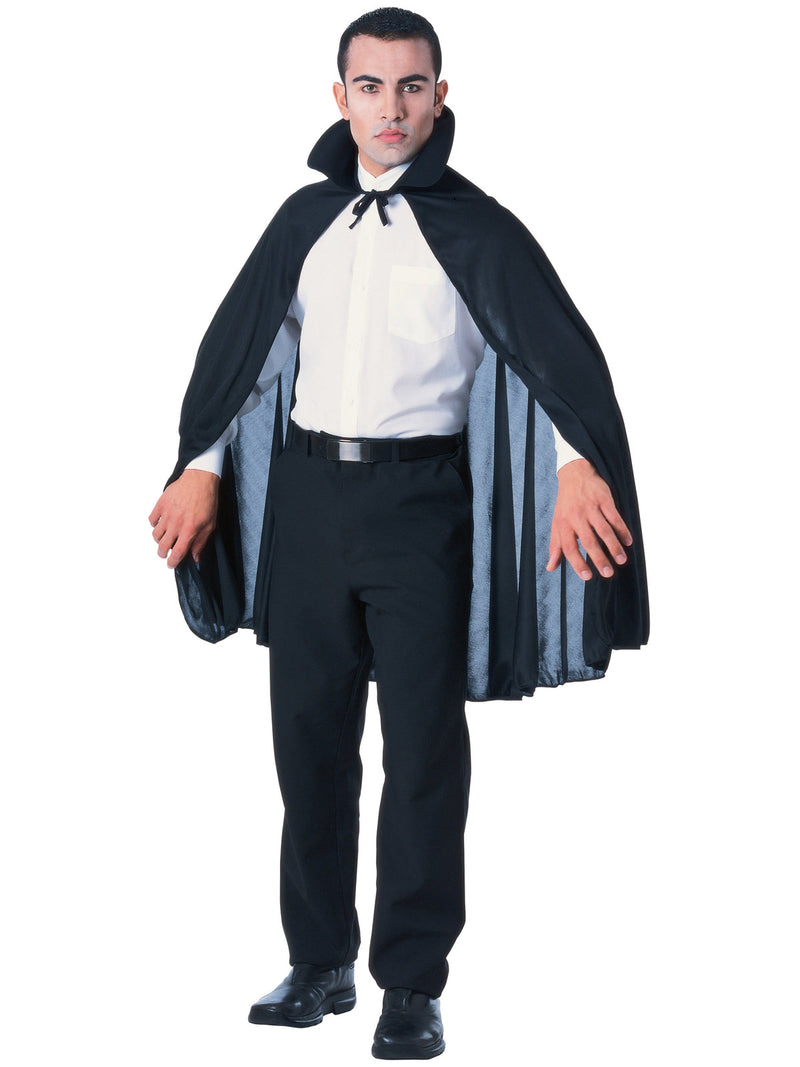 Black Cape 45" Deluxe Costume_1