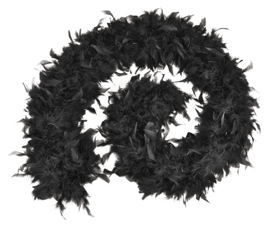 Black Feather Boa 80g Budget Costume Accessory_1