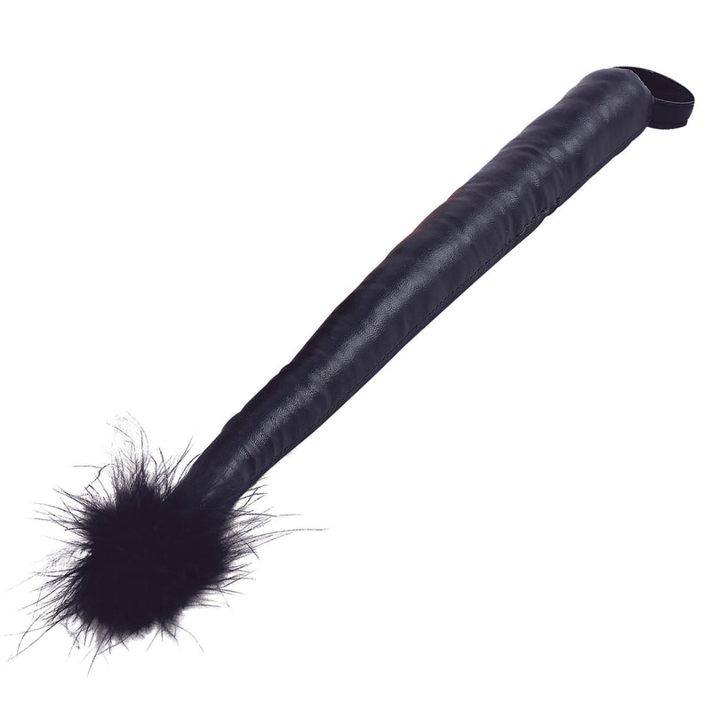 Black Vinyl Cat Tail Costume Accessory_1