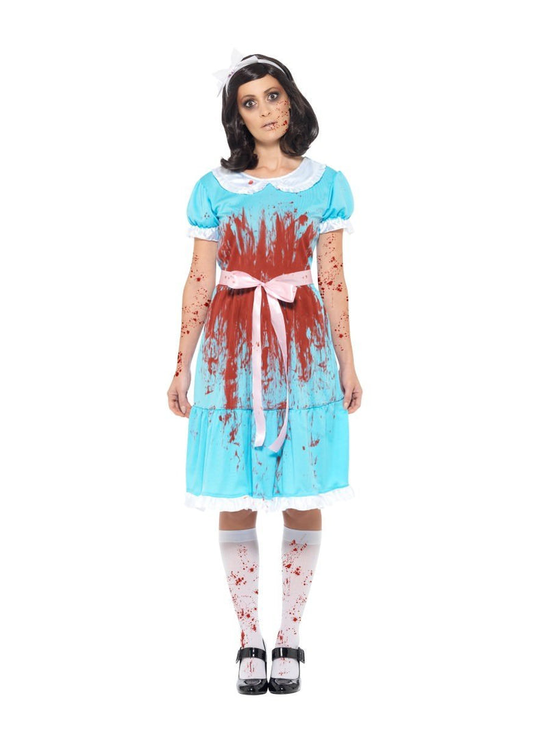 Bloody Murderous Twin Shining Costume Adult Blue_4