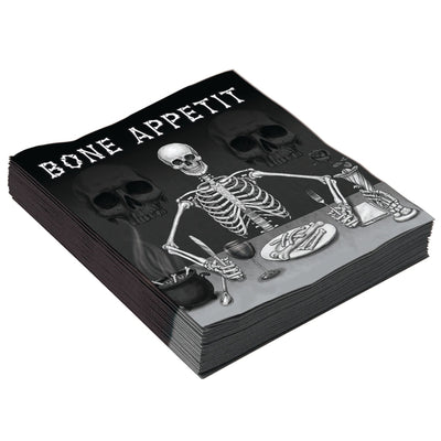 Bone Appetit Large Napkin 16pc Party Goods_1