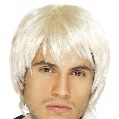 Boy Band Wig Adult Blonde Short_1