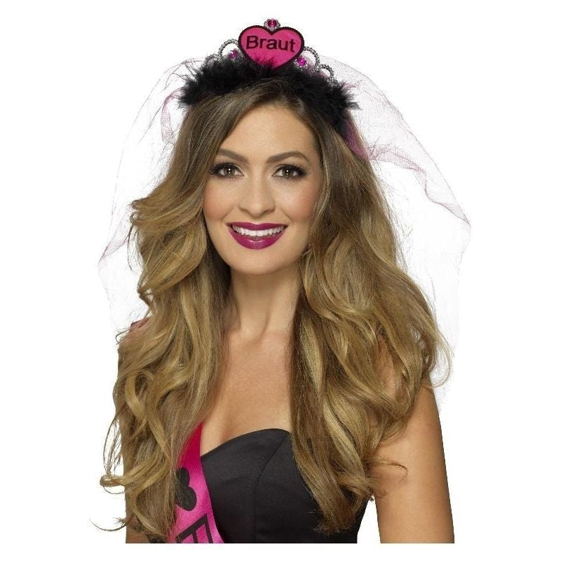 Size Chart Braut Tiara Adult Pink Black