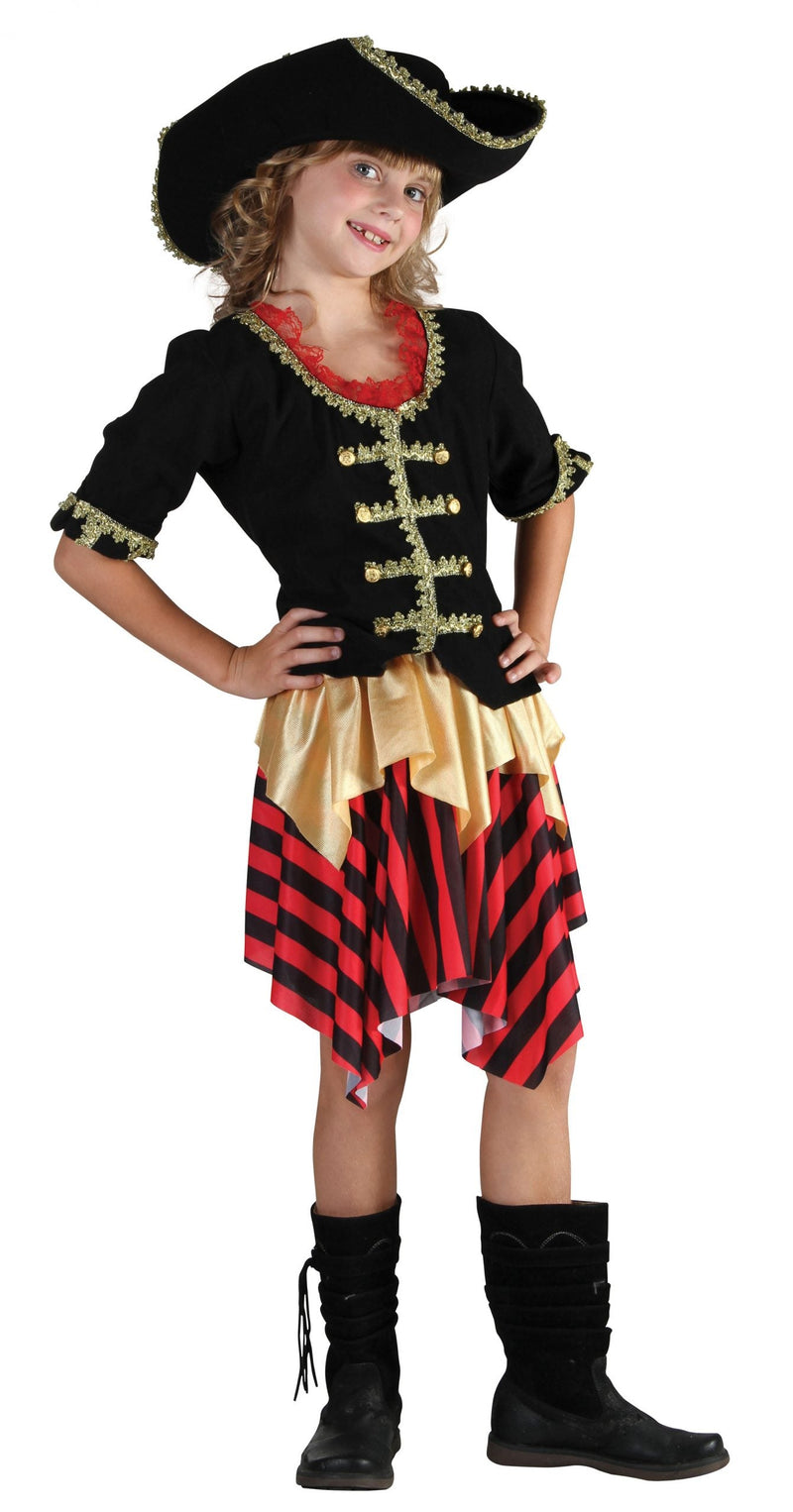 Buccaneer Sweetie Large Childrens Costume Female 9- 12 Years_1