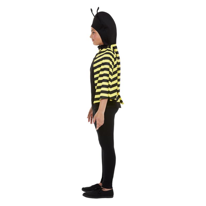 Bumblebee Hooded Cape Black & Yellow Child_3