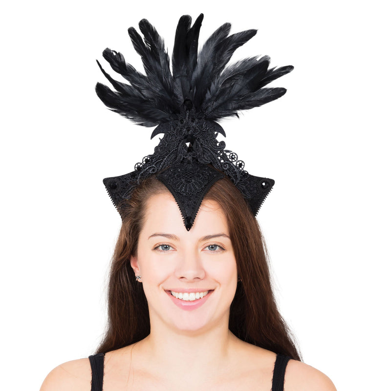 Burlesque Headpiece Black_1