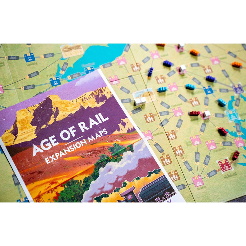 Age of Rail: Allegheny & La Pampa - Expansion Map