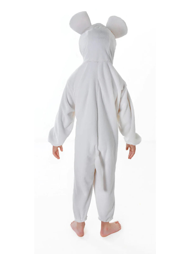 Mouse Plush White Boys Costume