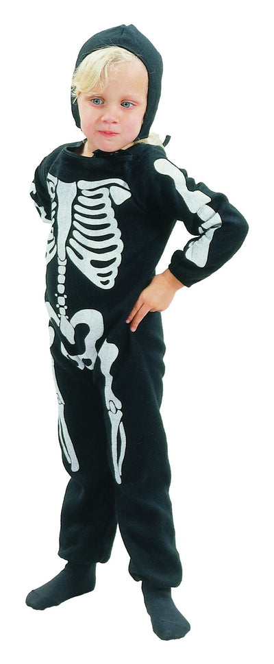 Girls Skeleton Boy Toddler Childrens Costume Female Halloween_1 CC041