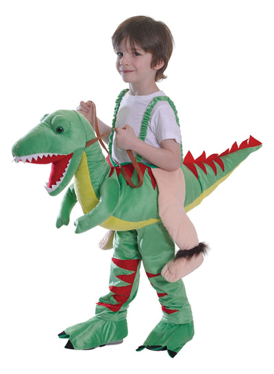 Boys Riding Dinosaur Childrens Costume Male Halloween_1 CC044