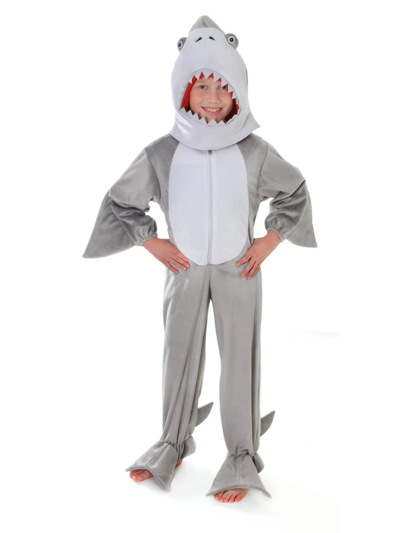 Shark Plush With Head 128cm Childrens Costume Unisex