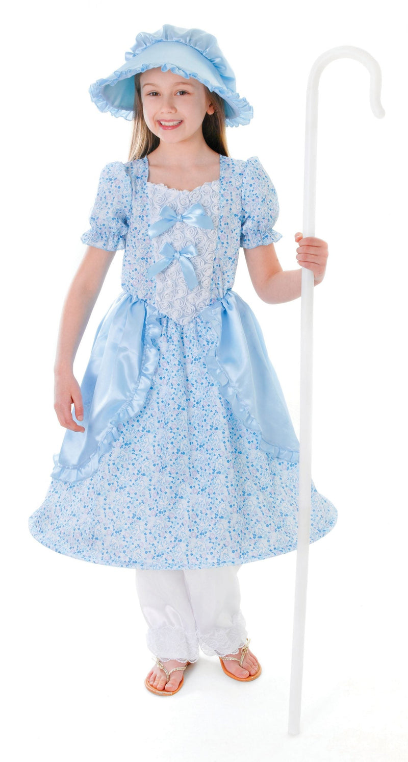 Little Bo Peep Dress Bloomers Bonnet Medium Childrens Costume Female_1 CC148