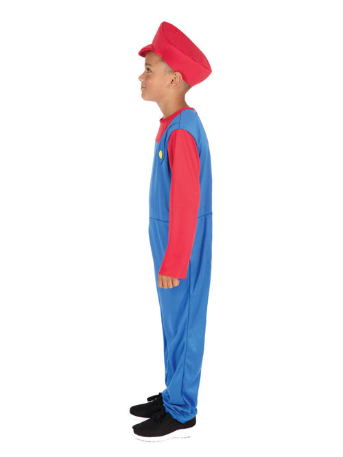 Plumber Boy Childrens Mario Costume