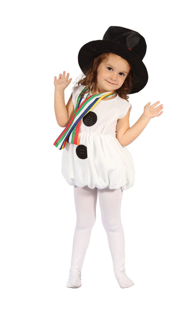 Snow Girl Toddler Childrens Costume Female To Fit Of Height 90- 104cm_1 CC311