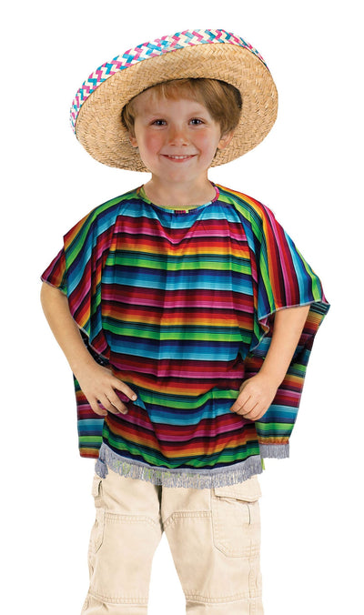 Mexican Poncho Childrens Costume Unisex_1 CC320