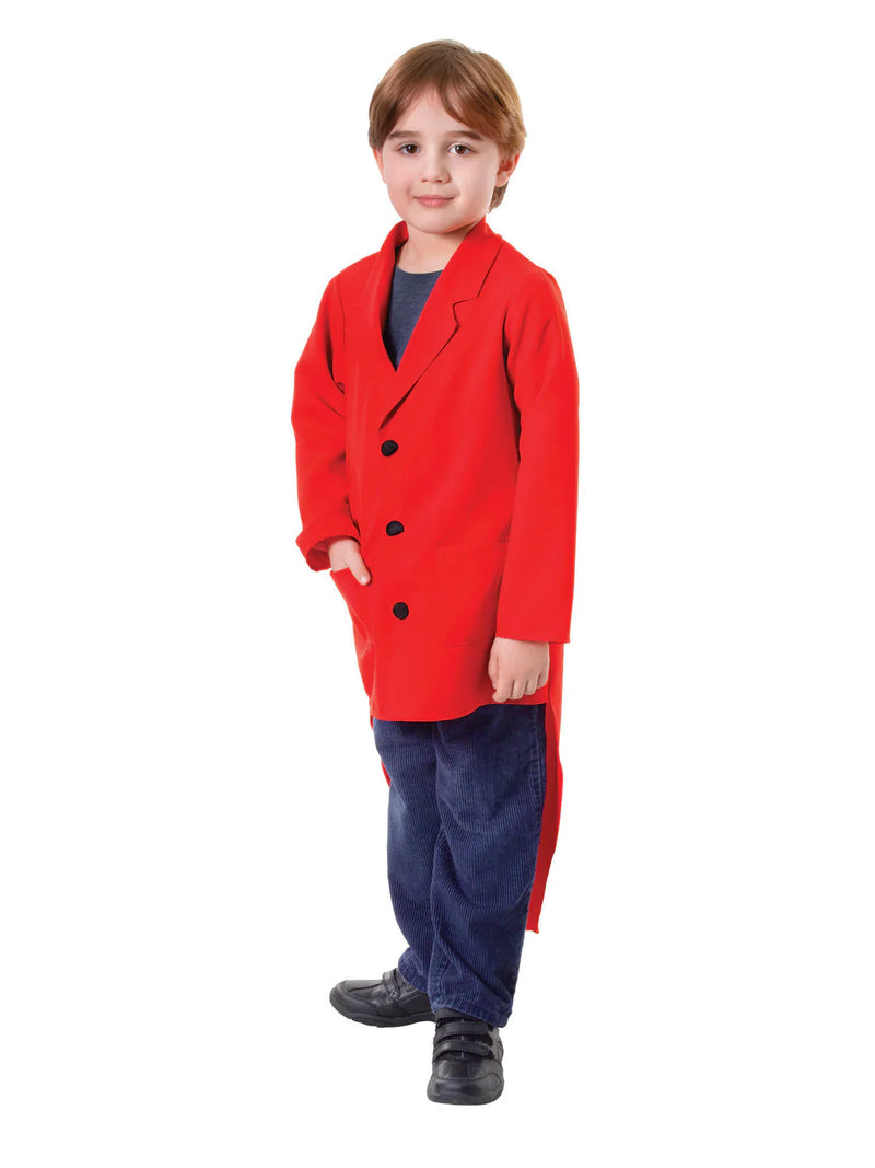 Tailcoat Red Childrens Costume